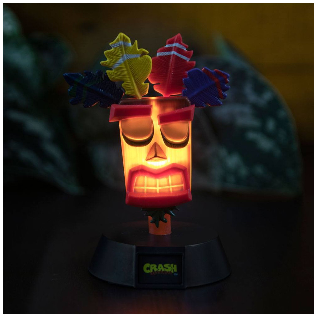Paladone Products Crash Bandicoot 3d Icon Light aku aku 10 cm ...