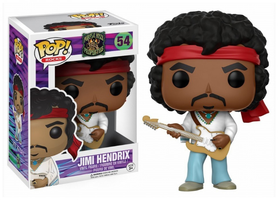 Funko Pop! Rocks Purple Haze Properties Jimi Hendrix (Woodstock) 54