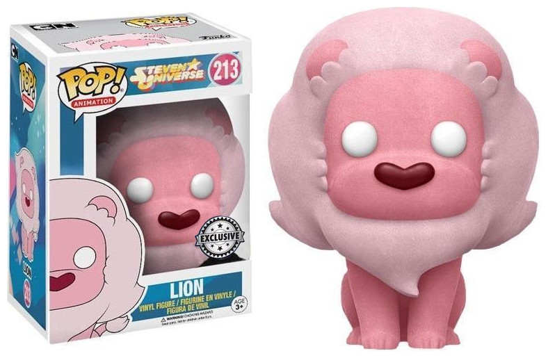 Funko Pop! Animation: Steven Universe - Lion #213 Vinyl Figure (Flocked