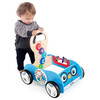 Hape  Discovery Buggy™ Wooden Activity Walker & Wagon80085