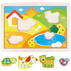 Hape  Sunny Valley Puzzle 3 in 1 E1601