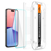 Spigen Glass tR EZ Fit 2 Pack, transparency - iPhone 15 Pro AGL06892