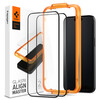 Spigen Glass tR AlignMaster 2 Pack, FC Black - iPhone 15 AGL06906