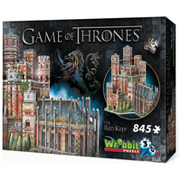 Wrebbit Παζλ 3d 845τεμ. (W3d-2017) Game of Thrones- the red Keep