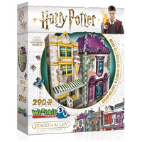 Wrebbit Παζλ 3d 290τεμ. (W3d-0510) Harry Potter - Madam Malkin's & Florean Fortescue's ice Cream