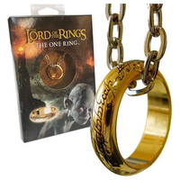 Noble Collection Lord of the Rings Ring the one Ring (Gold Plated) Nobxt0903