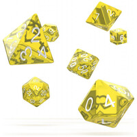 Oakie Doakie Dice Oakie Doakie Dice rpg set Translucent - Yellow (7) Odd500012