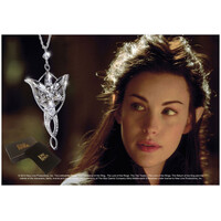 Noble Collection Lord of the Rings Pendant Arwen´s Evenstar (Silver Plated) Nob9837