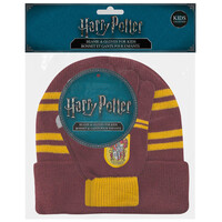 Cinereplicas Harry Potter Gryffindor set Beani + Gloves for Kids