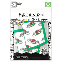 Pyramid International Pyramid Friends (Central Perk Logos) Mask - 2pack Face Covers (Gp85573)