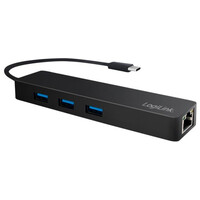Logilink hub Type-c 3.1 With Gigabit Adapter Logilink Ua0313