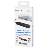 Logilink hub Type-c 3.1 With Gigabit Adapter Logilink Ua0313