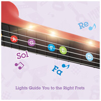 Hape  Learn with Lights Ukulele-Red E0624