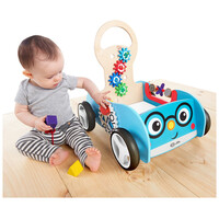 Hape  Discovery Buggy™ Wooden Activity Walker & Wagon80085
