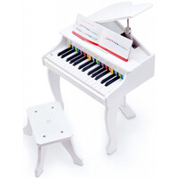 Hape  Deluxe White Grand Piano E0338