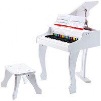 Hape  Deluxe White Grand Piano E0338