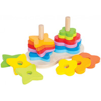 Hape  Double Rainbow Stacker E0406
