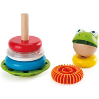Hape  Mr. Frog Stacking Rings E0457