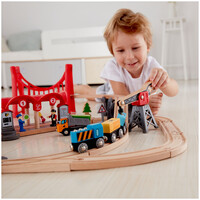 Hape  Busy City Rail Set E3730