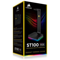 Corsair ST100 RGB Gaming Premium Aluminium Headset Stand with 7.1 Surround Sound CA-9011167-EU