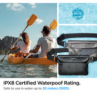 Spigen Aqua Shield WaterProof Waist Bag A620 1 Pack, black AMP04532