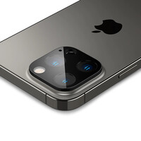 Spigen Glass Optik 2 Pack, black - iPhone 15 Pro/15 Pro Max/14 Pro/14 Pro Max AGL05273