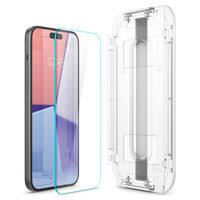 Spigen Glass tR EZ Fit 2 Pack, transparency - iPhone 15 Plus AGL06883