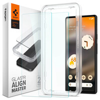 Spigen Glass AlignMaster 2 Pack, clear - Google Pixel 6a AGL04695