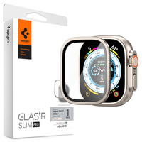 Spigen Glass tR Slim Pro 1 Pack, titanium - Apple Watch Ultra 2/Ultra 49mm AGL06161