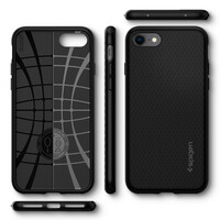 Spigen Liquid Air, black - iPhone SE (2022/2020)/8/7 042CS20511