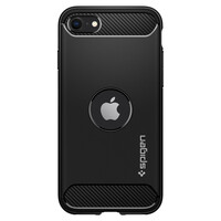 Spigen Rugged Armor, black - iPhone SE (2022/2020) ACS00944