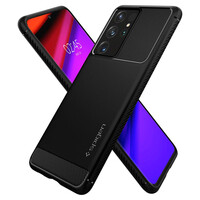 Spigen Rugged Armor, black - Galaxy S21 Ultra ACS02349