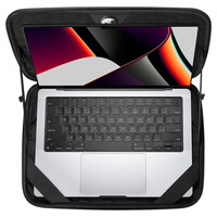 Spigen Rugged Armor Pro, black - MacBook Pro 16" M2 2023/M1 2021 AFA04271