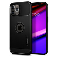 Spigen Rugged Armor, black - iPhone 12/Pro ACS01700