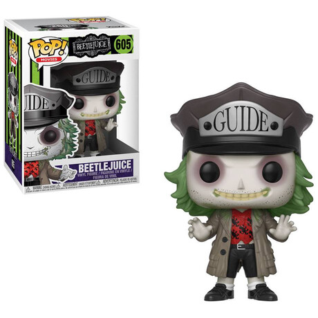 Funko Pop! Movies: Beetlejuice - Beetlejuice Guide With hat #605 Vinyl Figure