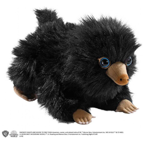 Noble Collection Fantastic Beasts Black Baby Niffler Plush toy 20cm Nn8092