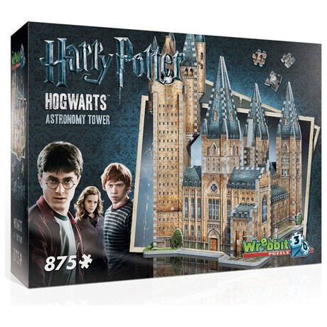 Wrebbit Παζλ 3d 875τεμ. (W3d-2015) Harry Potter - Hogwarts Astronomy Tower