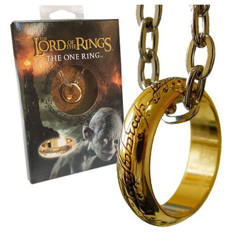 Noble Collection Lord of the Rings Ring the one Ring (Gold Plated) Nobxt0903