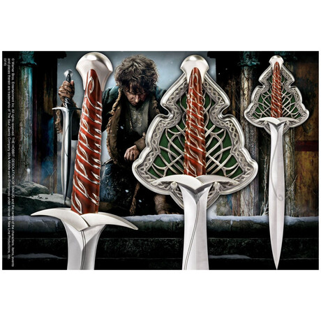 Noble Collection the Hobbit Replica 1/1 the Sting Sword of Bilbo Baggins 56 cm Nob1237