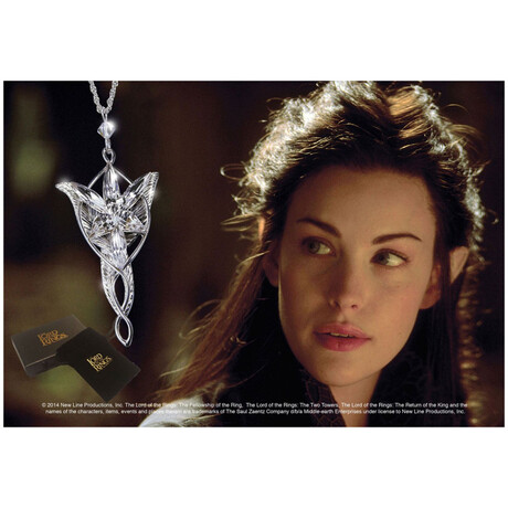 Noble Collection Lord of the Rings Pendant Arwen´s Evenstar (Silver Plated) Nob9837