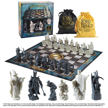 Noble Collection Lord of the Rings Chess set Battle for Middle Earth Nob2174