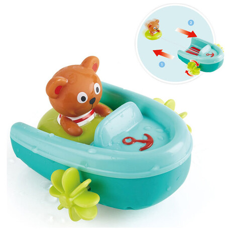 Hape  Tubing Pull-back Boat E0217