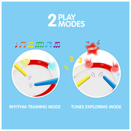 Hape  Learn with Lights Drum E0620