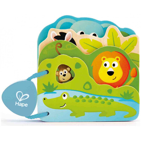 Hape  Baby's Wild Animal Book E0047