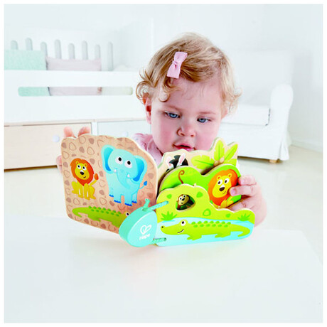 Hape  Baby's Wild Animal Book E0047