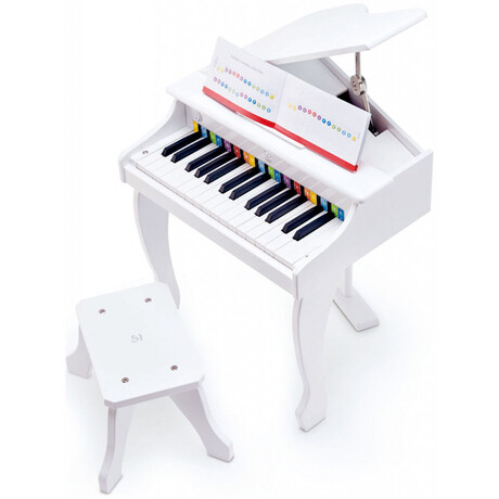 Hape  Deluxe White Grand Piano E0338