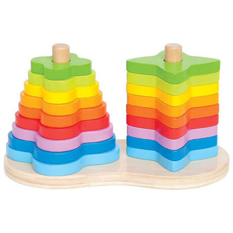 Hape  Double Rainbow Stacker E0406