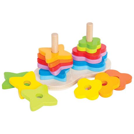Hape  Double Rainbow Stacker E0406