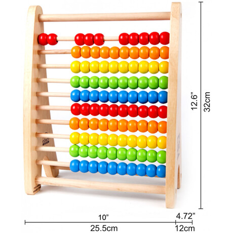 Hape  Rainbow Bead Abacus E0412