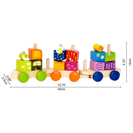 Hape  Fantasia Blocks Train E0417